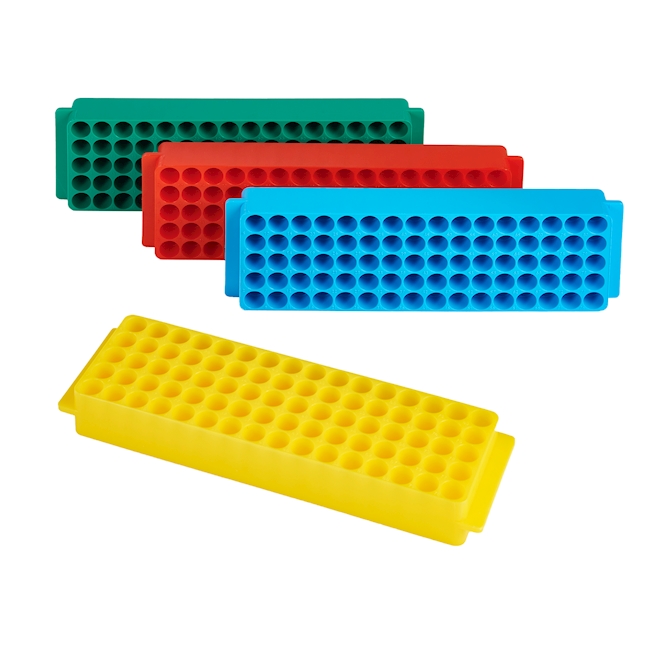 80 Well Reversible Rack blue